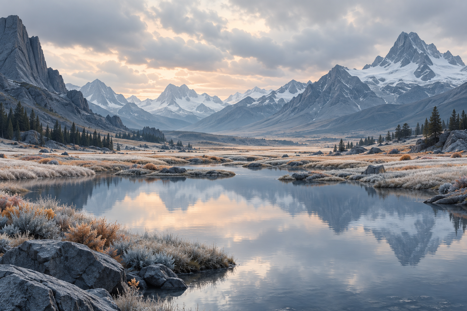 Sculptural mountain landform