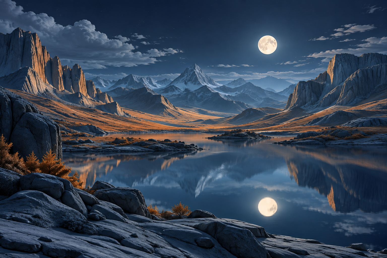 Mountain terrain tile